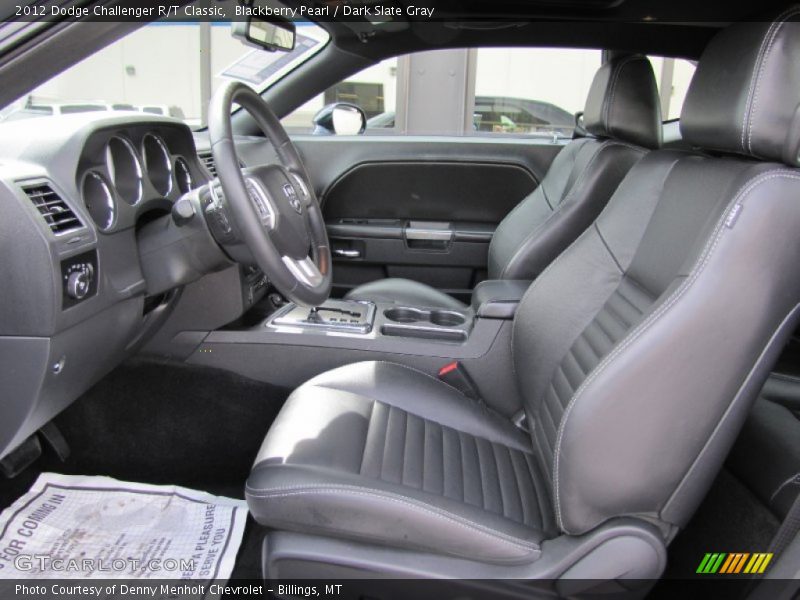 Blackberry Pearl / Dark Slate Gray 2012 Dodge Challenger R/T Classic