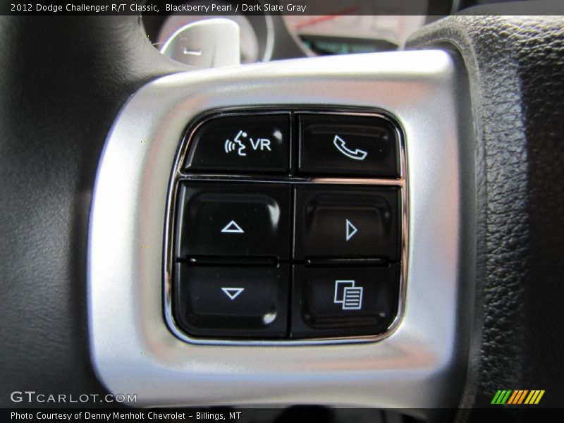 Controls of 2012 Challenger R/T Classic