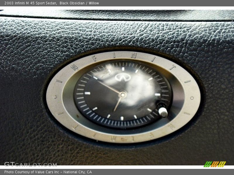 Black Obsidian / Willow 2003 Infiniti M 45 Sport Sedan