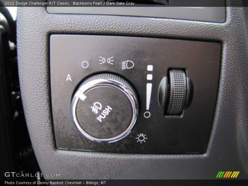 Blackberry Pearl / Dark Slate Gray 2012 Dodge Challenger R/T Classic