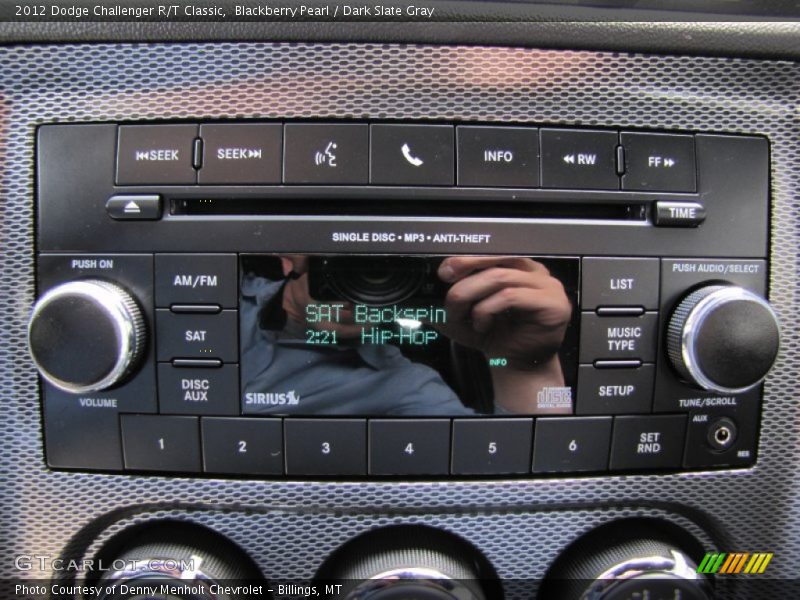 Blackberry Pearl / Dark Slate Gray 2012 Dodge Challenger R/T Classic
