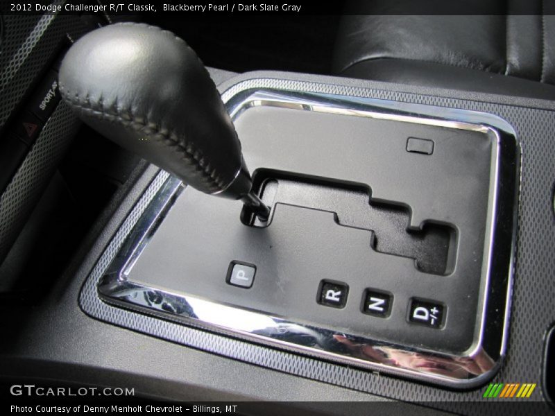 Blackberry Pearl / Dark Slate Gray 2012 Dodge Challenger R/T Classic