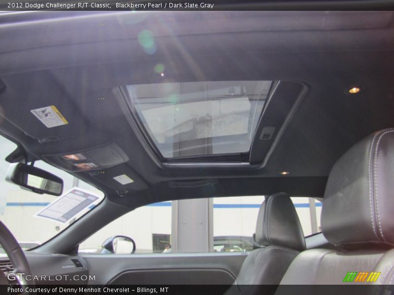 Blackberry Pearl / Dark Slate Gray 2012 Dodge Challenger R/T Classic