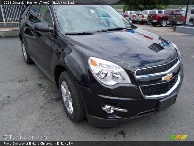 Black / Jet Black 2012 Chevrolet Equinox LT AWD