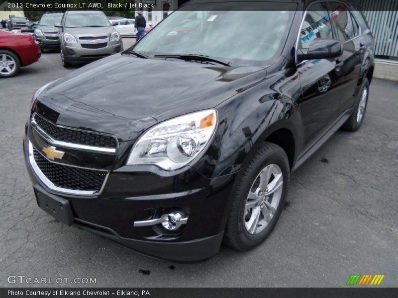 Black / Jet Black 2012 Chevrolet Equinox LT AWD