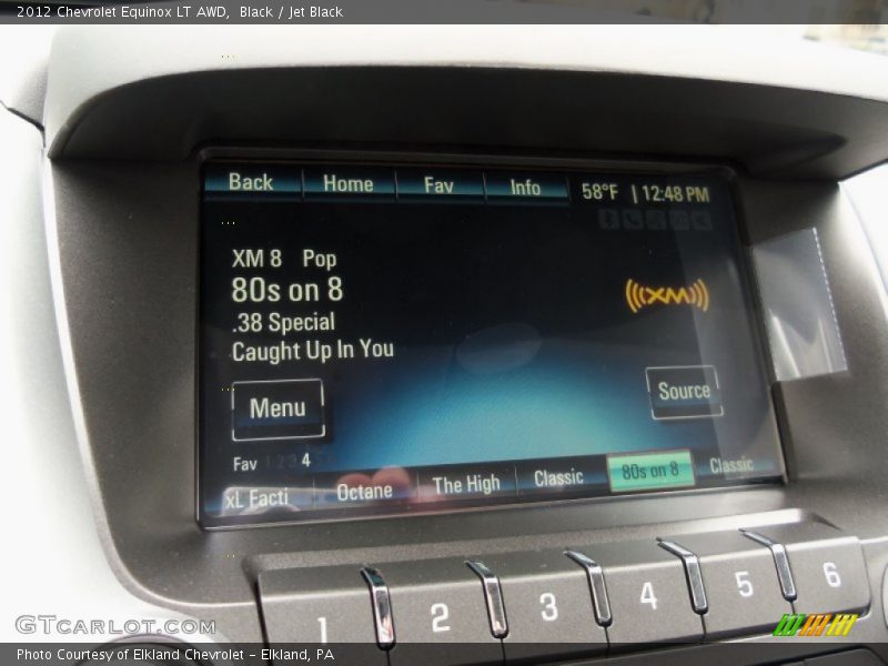 Black / Jet Black 2012 Chevrolet Equinox LT AWD