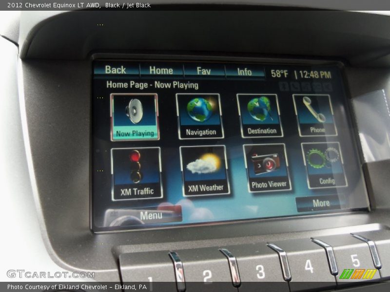 Black / Jet Black 2012 Chevrolet Equinox LT AWD