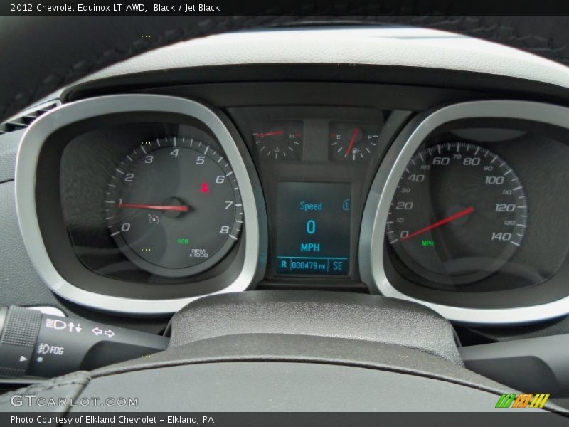 Black / Jet Black 2012 Chevrolet Equinox LT AWD