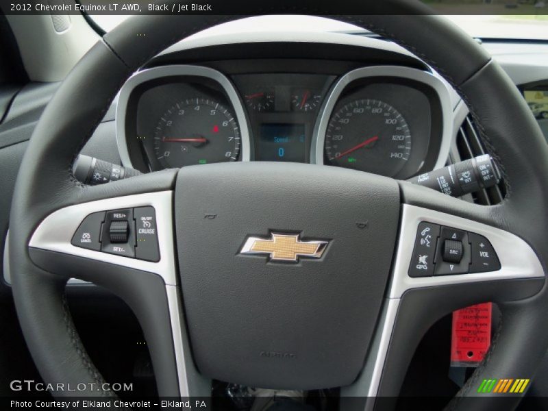 Black / Jet Black 2012 Chevrolet Equinox LT AWD