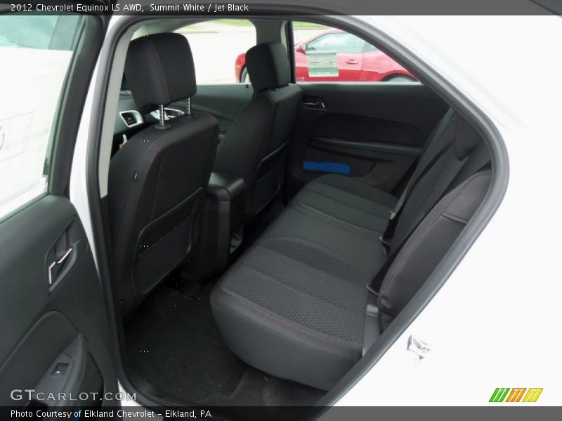 Summit White / Jet Black 2012 Chevrolet Equinox LS AWD