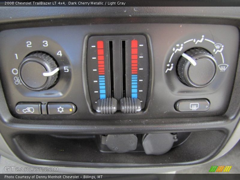 Controls of 2008 TrailBlazer LT 4x4