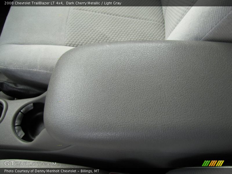 Dark Cherry Metallic / Light Gray 2008 Chevrolet TrailBlazer LT 4x4