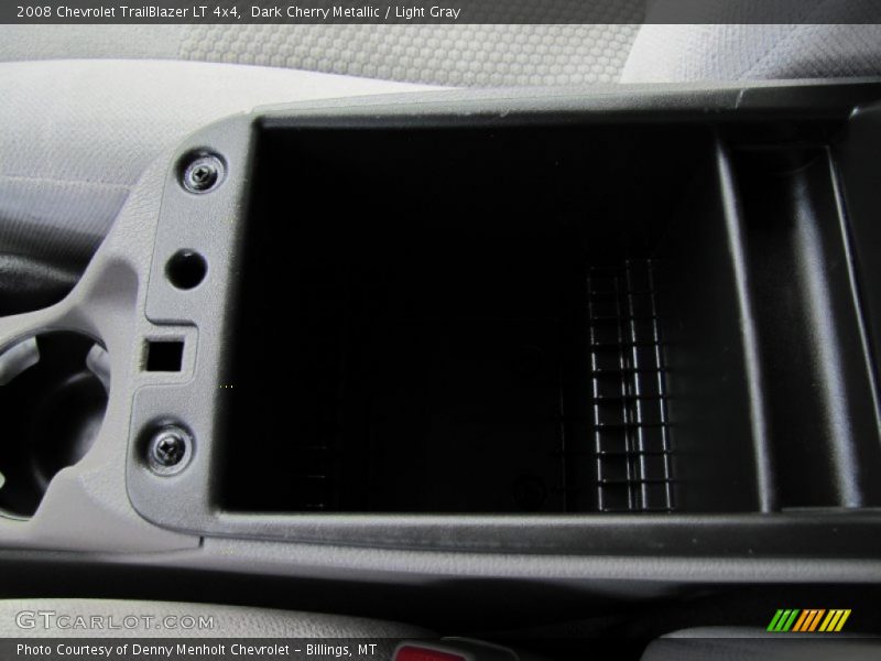 Dark Cherry Metallic / Light Gray 2008 Chevrolet TrailBlazer LT 4x4