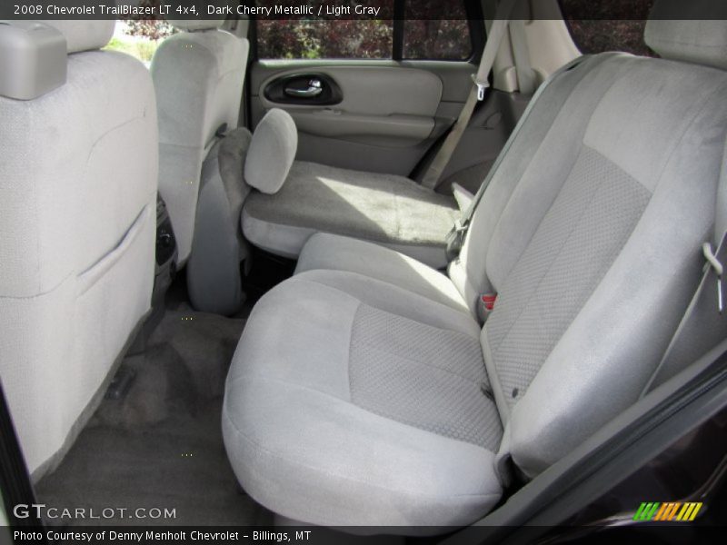 Dark Cherry Metallic / Light Gray 2008 Chevrolet TrailBlazer LT 4x4