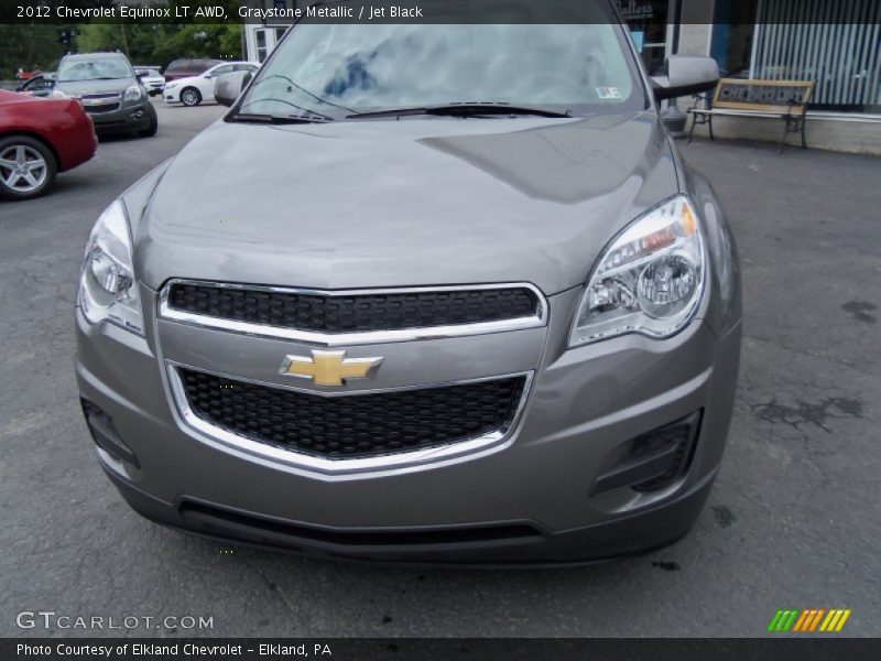 Graystone Metallic / Jet Black 2012 Chevrolet Equinox LT AWD