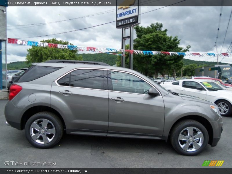 Graystone Metallic / Jet Black 2012 Chevrolet Equinox LT AWD