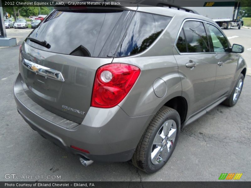 Graystone Metallic / Jet Black 2012 Chevrolet Equinox LT AWD