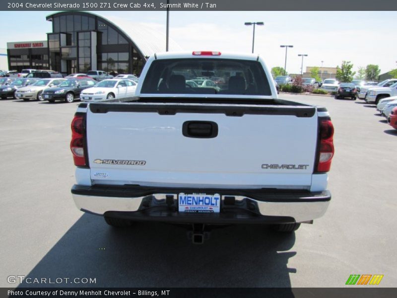 Summit White / Tan 2004 Chevrolet Silverado 1500 Z71 Crew Cab 4x4