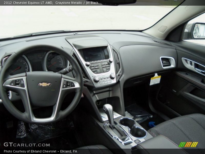 Graystone Metallic / Jet Black 2012 Chevrolet Equinox LT AWD