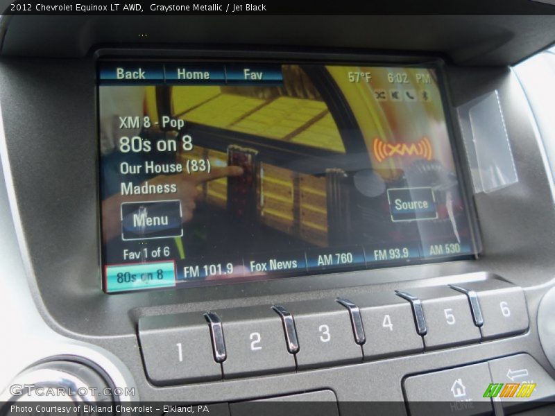 Graystone Metallic / Jet Black 2012 Chevrolet Equinox LT AWD