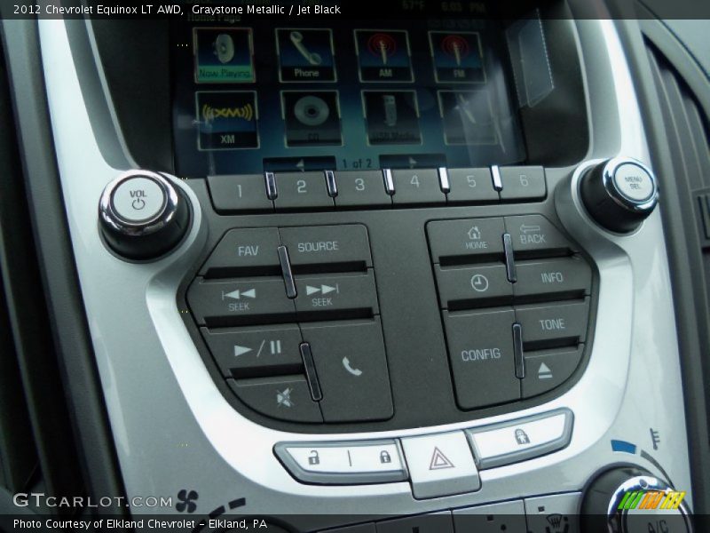 Graystone Metallic / Jet Black 2012 Chevrolet Equinox LT AWD