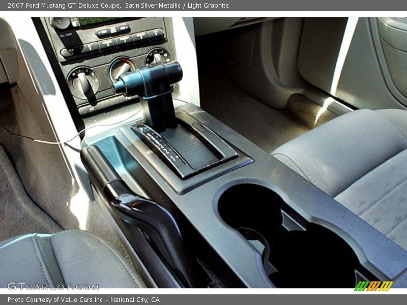 Satin Silver Metallic / Light Graphite 2007 Ford Mustang GT Deluxe Coupe