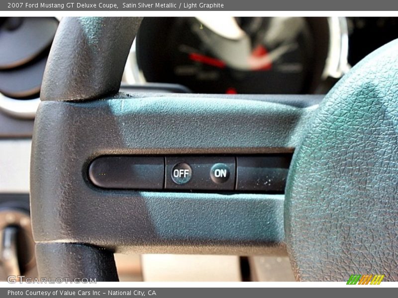 Satin Silver Metallic / Light Graphite 2007 Ford Mustang GT Deluxe Coupe