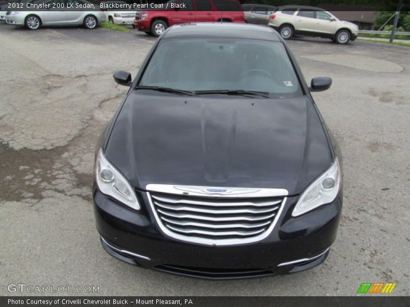Blackberry Pearl Coat / Black 2012 Chrysler 200 LX Sedan