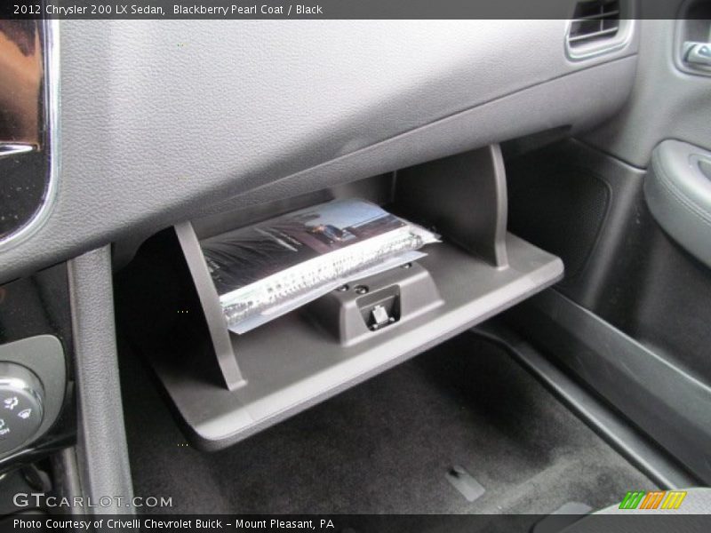 Blackberry Pearl Coat / Black 2012 Chrysler 200 LX Sedan