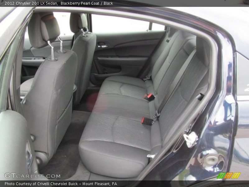 Rear Seat of 2012 200 LX Sedan