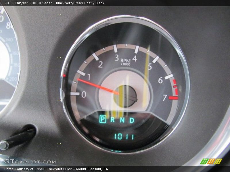 Blackberry Pearl Coat / Black 2012 Chrysler 200 LX Sedan