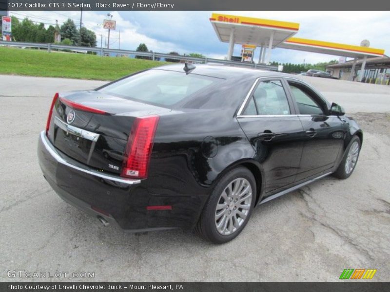 Black Raven / Ebony/Ebony 2012 Cadillac CTS 3.6 Sedan