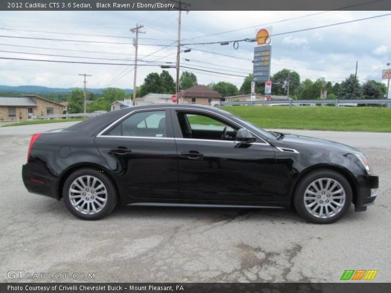 Black Raven / Ebony/Ebony 2012 Cadillac CTS 3.6 Sedan