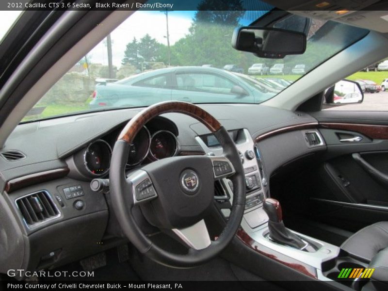 Black Raven / Ebony/Ebony 2012 Cadillac CTS 3.6 Sedan