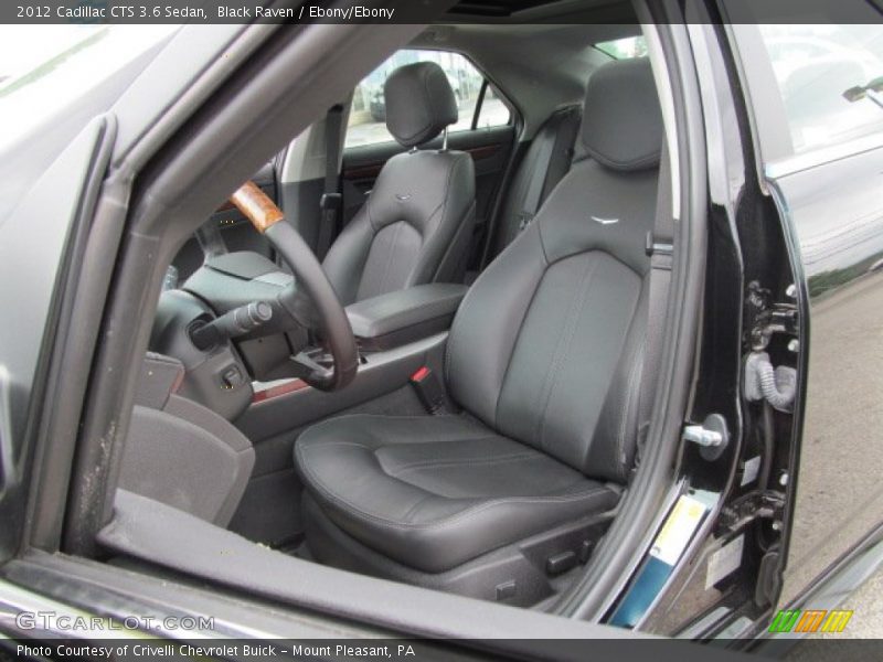 Black Raven / Ebony/Ebony 2012 Cadillac CTS 3.6 Sedan