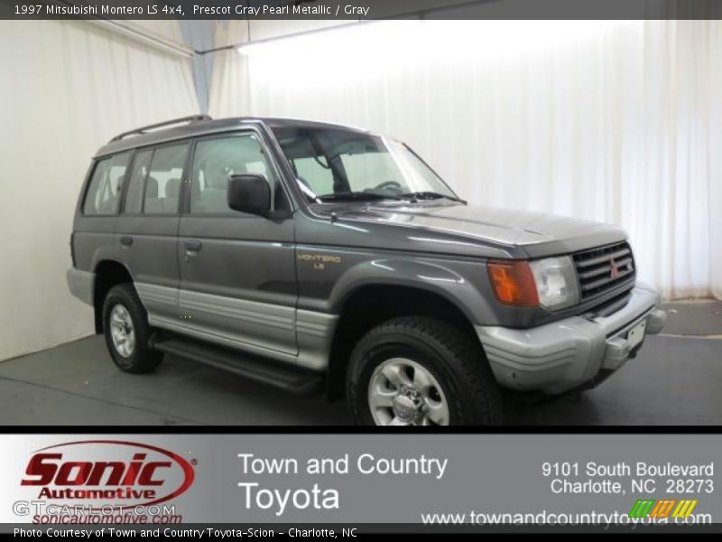 Prescot Gray Pearl Metallic / Gray 1997 Mitsubishi Montero LS 4x4