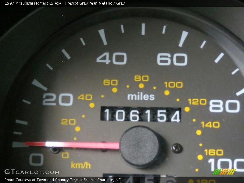 Prescot Gray Pearl Metallic / Gray 1997 Mitsubishi Montero LS 4x4