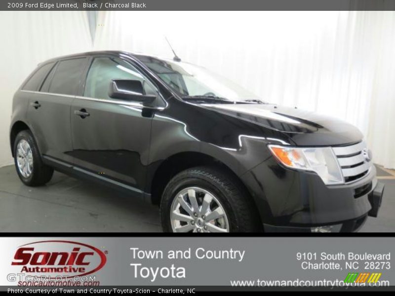 Black / Charcoal Black 2009 Ford Edge Limited