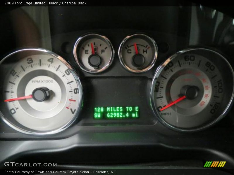 Black / Charcoal Black 2009 Ford Edge Limited