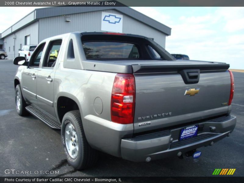 Graystone Metallic / Ebony 2008 Chevrolet Avalanche LT 4x4
