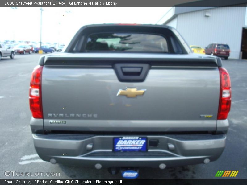 Graystone Metallic / Ebony 2008 Chevrolet Avalanche LT 4x4