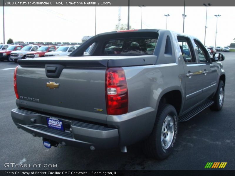Graystone Metallic / Ebony 2008 Chevrolet Avalanche LT 4x4
