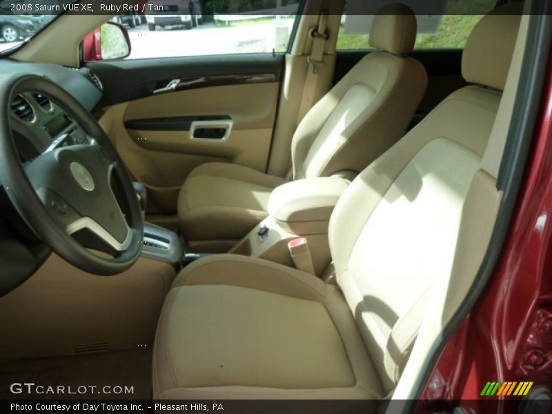Ruby Red / Tan 2008 Saturn VUE XE