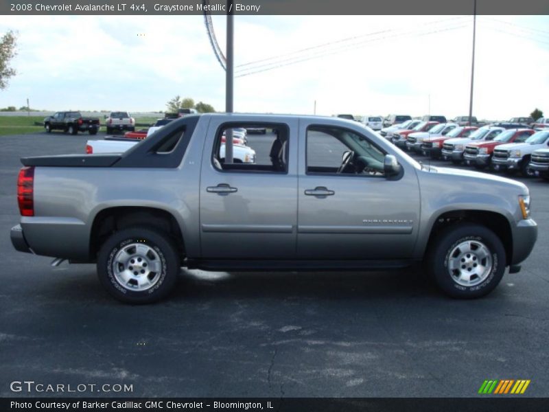Graystone Metallic / Ebony 2008 Chevrolet Avalanche LT 4x4