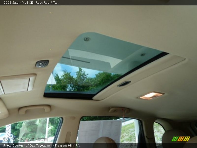 Ruby Red / Tan 2008 Saturn VUE XE