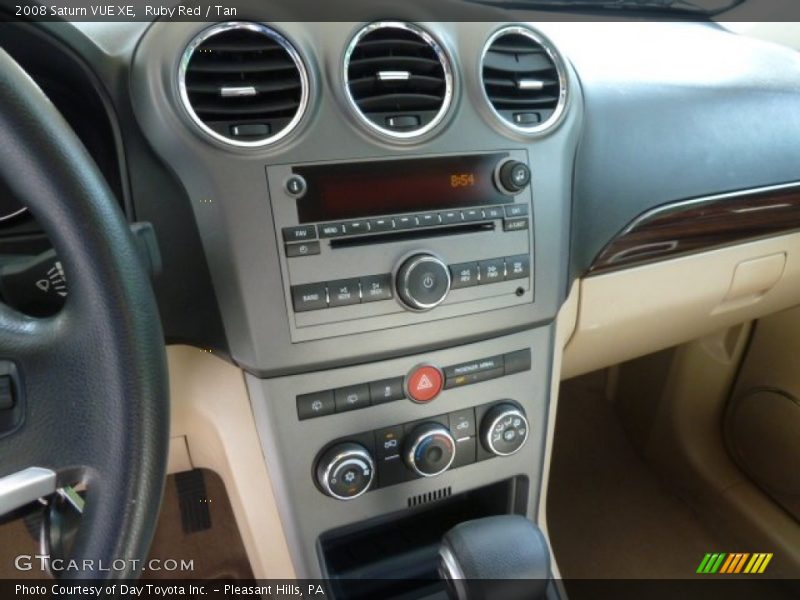 Ruby Red / Tan 2008 Saturn VUE XE