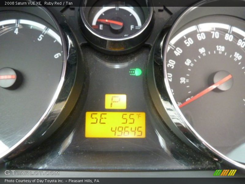 Ruby Red / Tan 2008 Saturn VUE XE