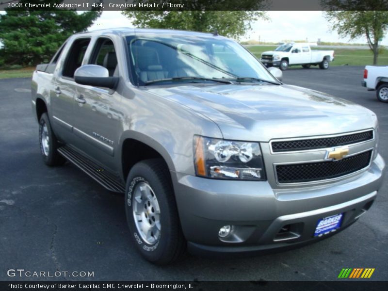 Graystone Metallic / Ebony 2008 Chevrolet Avalanche LT 4x4