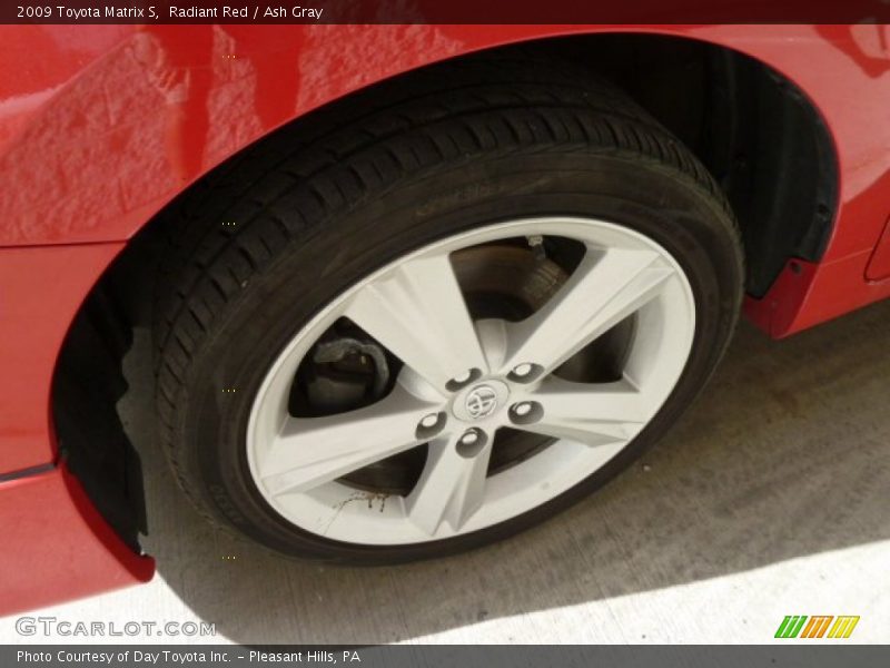 Radiant Red / Ash Gray 2009 Toyota Matrix S