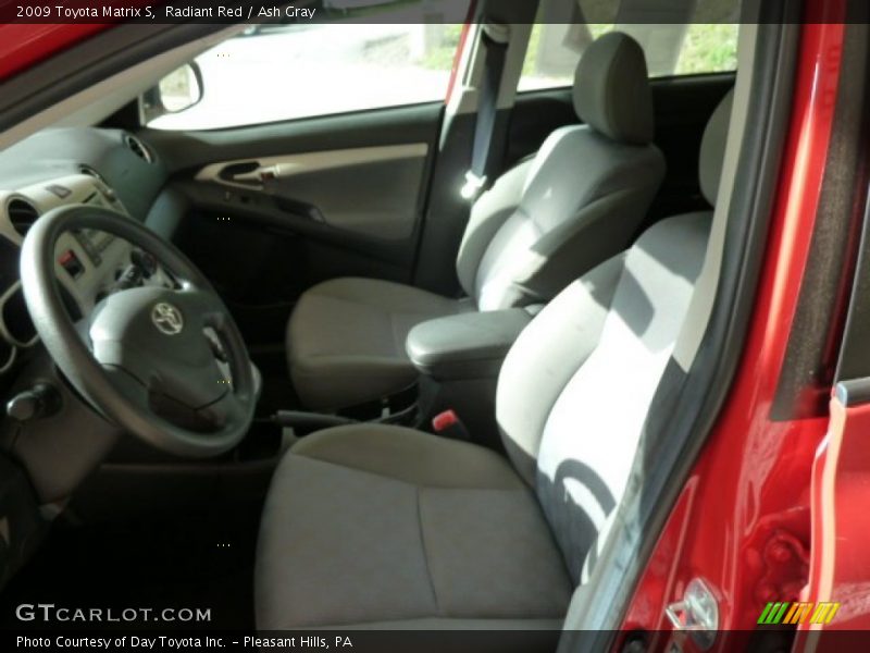Radiant Red / Ash Gray 2009 Toyota Matrix S